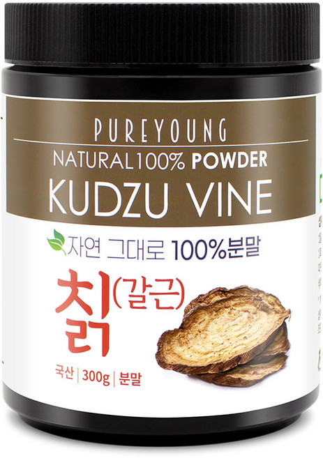 퓨어영 국산 칡 분말 300g 갈근 가루, {국내산}칡{갈근}분말300g, 1개