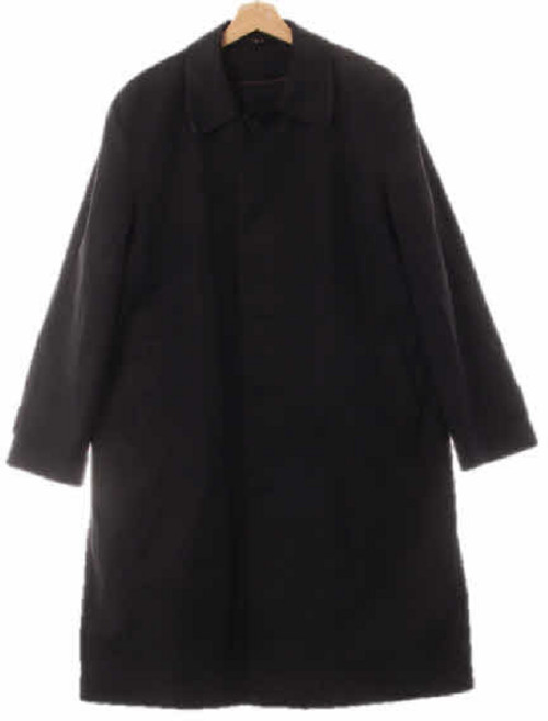 9499 닥스 블랙 실크혼방 투웨이워싱맥코트 [100]