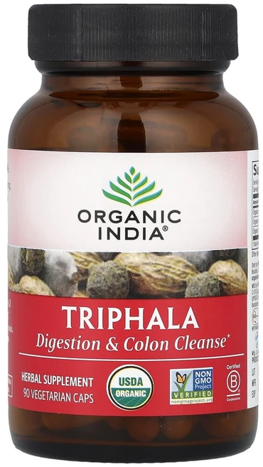 오가닉인디아 Triphala 베지 캡슐 90정, 1개 - 쿠팡