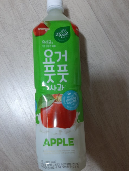 웅진 자연은 요거풋풋 사과 1.5LX36P, 1.5L, 36개