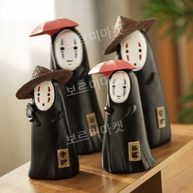 가오나시저금통 창작 만화 애니메이션 미야자키 하야오 치히로 저금통 선물, A. 밀짚모자 L, 1개