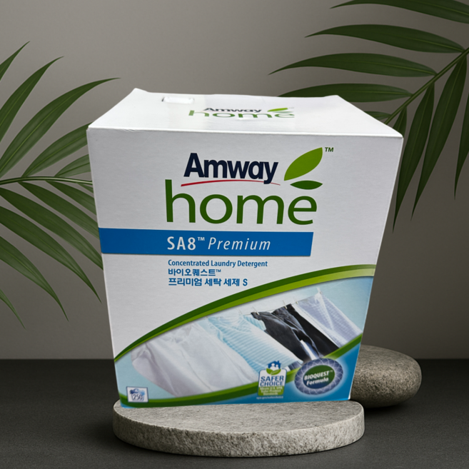 암웨이 SA8 바이오퀘스트 프리미엄 세탁세제S 3kg, 1개