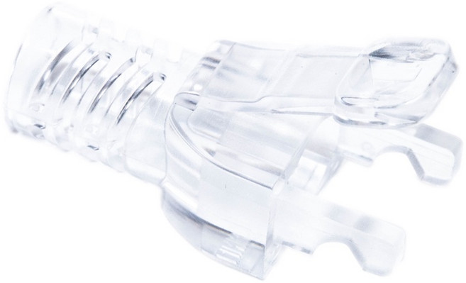 【LINKOMM】台製水晶頭 CAT5e CAT6 RJ45 穿透式水晶頭 50u鍍金 網路線, 透明, 100個, 1cm