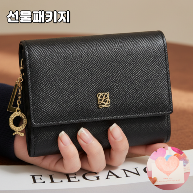 백화점정품 루이까또즈 가죽 여성 반지갑 선물포장