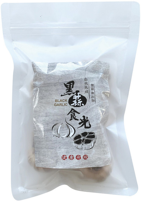 黑蒜食光 黑蒜頭，低溫發酵熟成，無添加防腐劑, 1個, 100g