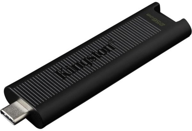 유에스비 판촉물 외장메모리 기념품 Kingston Data Traveler 최대 256GB USBC 플래시 드라이브USB 3.2 Gen2 성능 포함 검정, 1) 256GB, 1개