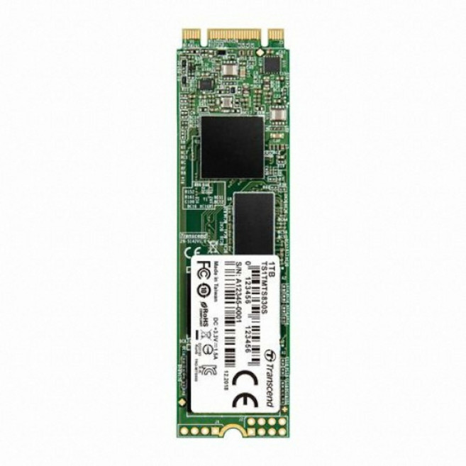 Transcend MTS830S-1T SSD M.2 SATA, MTS830S M.2 SATA 2280, 1TB