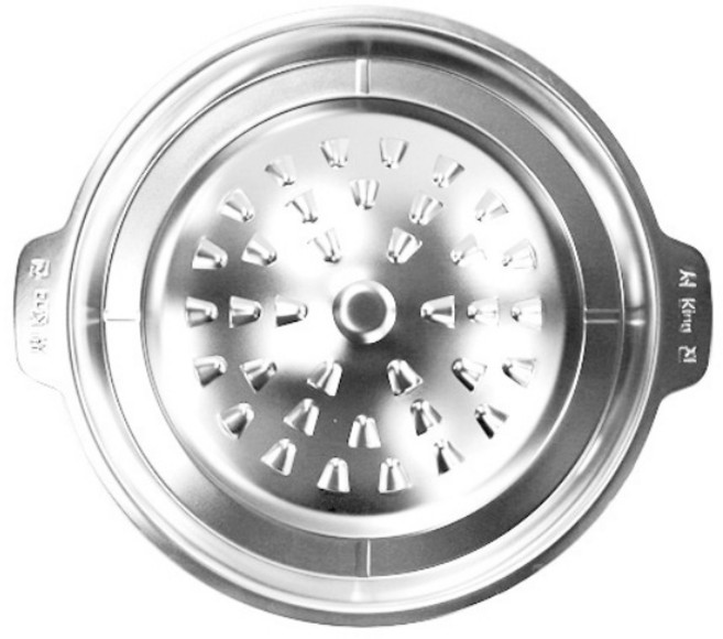 백종원 전골 스텐 불고기판(타공) 305mm, 지름305mm