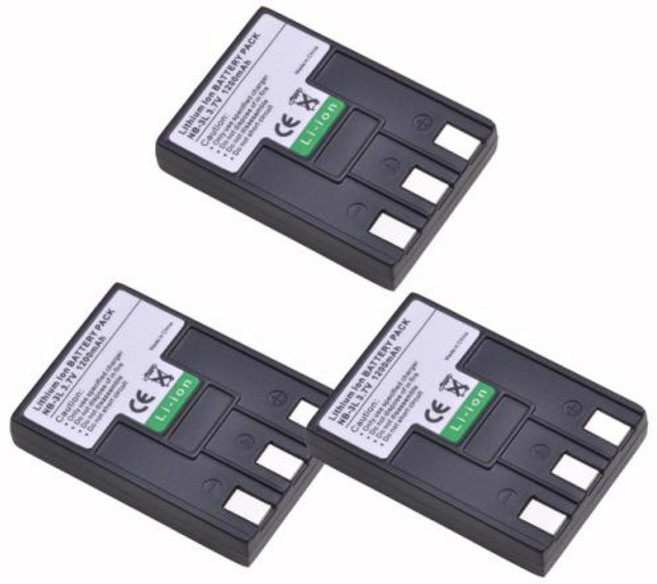 IXUS IIS SD110 IXY i2 i5 S700 750 700 IS IIS SD20 PC1114 PC1060 110 용 리튬 이온 배터리 NB3L NB3L NB 3L 배터리, 3.3 Batteries