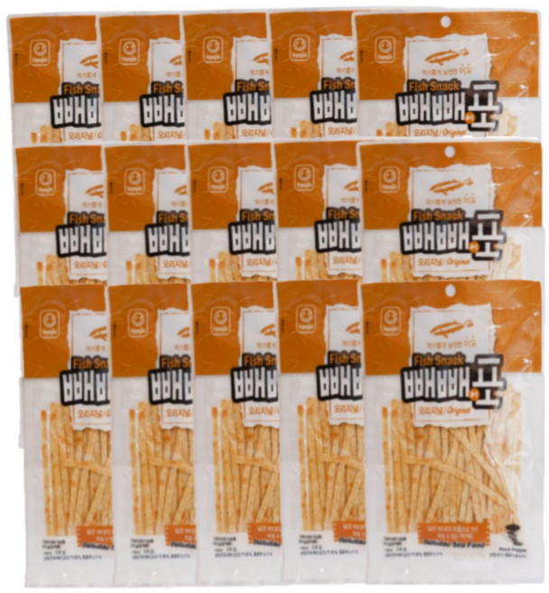 (한진) 빼빼어포 오리지널 24g, 15개