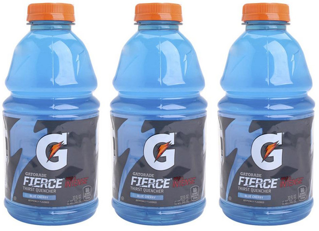 게토레이 피어스 썰스트 퀜쳐 블루 체리, 3개, 946ml