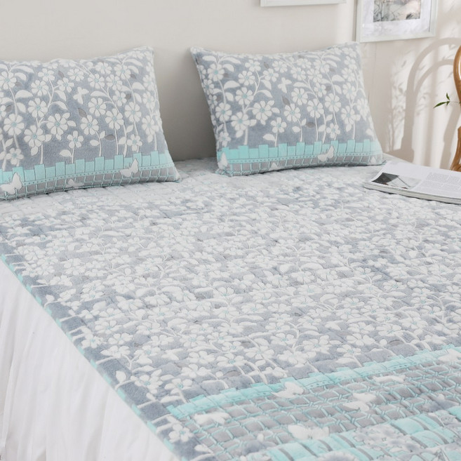 밍크극세사이불 두꺼운극세사이불 겨울차렵이불 따뜻한극세사이불 패드