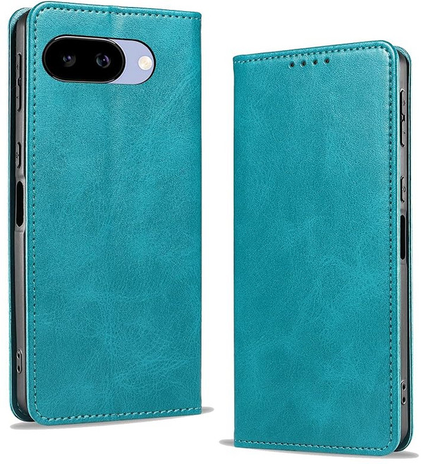 KWATUNG google pixel 9a 용 케이스 수첩형 PU 가죽 경량 얇은 자석식 구글 픽셀 9a 카드 수납 스탠드 기능 google 픽셀 9a 대응 스마트폰 케이스 충격