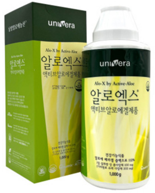 유니베라 알로엑스 액티브알로에겔 (1000g), 1개