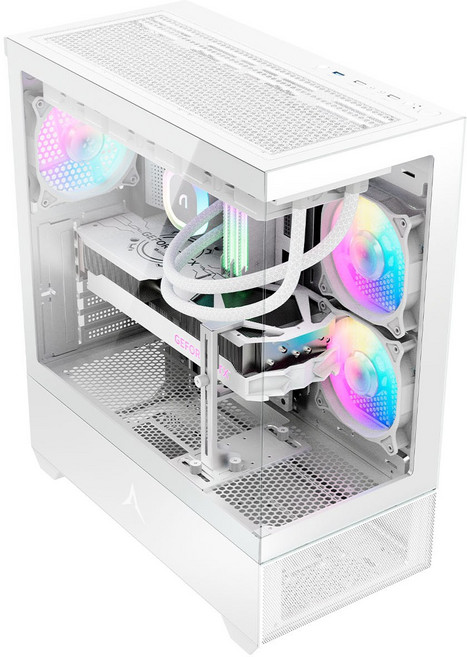 앱코 마린 리버스 강화유리 케이스 미들타워 화이트 U30 MARINE, 1개