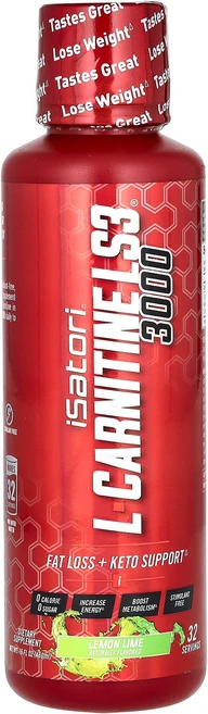 Isatori L-Carnitine LS3 3000 Lemon Lime 3 000 mg 16 fl oz 480 ml, 1개, 480ml - 쿠팡