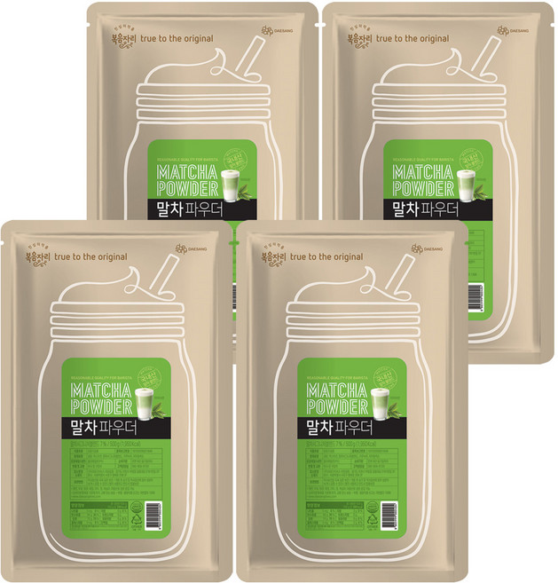 복음자리 말차 파우더 (시그니처블랜드), 4개, 1개입, 500g