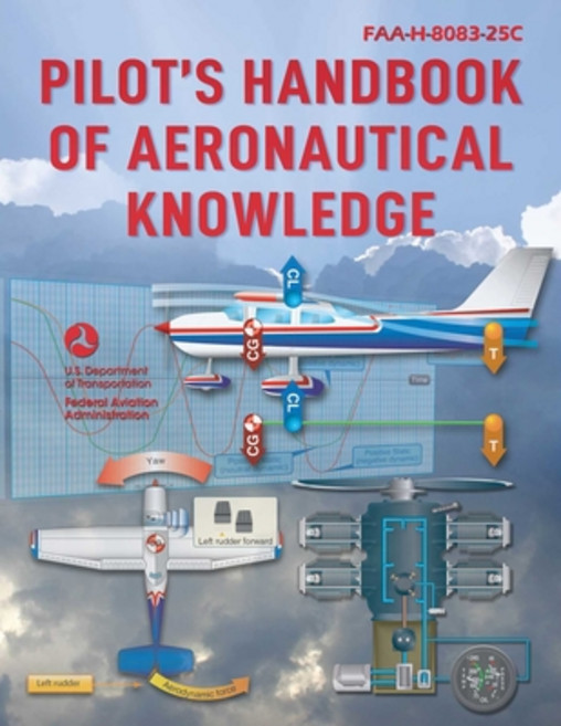 (영문도서) Pilot's Handbook of Aeronautical Knowledge (2023): Faa-H-8083-25c Paperback, Skyhorse Publishing, English, 9781510779877
