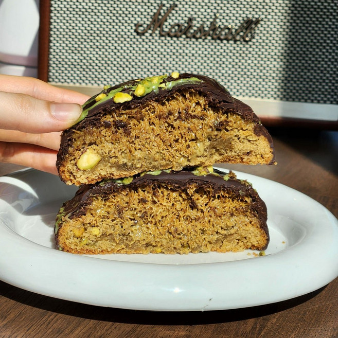 [두쫀쿠+쫀득브루키] 꾸덕쿠키 아메리칸쿠키 간식 답례품 선물 구움과자 두쫀쿠 두바이, 1세트, 두쫀쿠