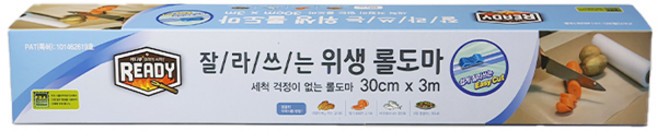일회용 잘라쓰는 위생 롤도마 30cm x 3m, 1개, 참고