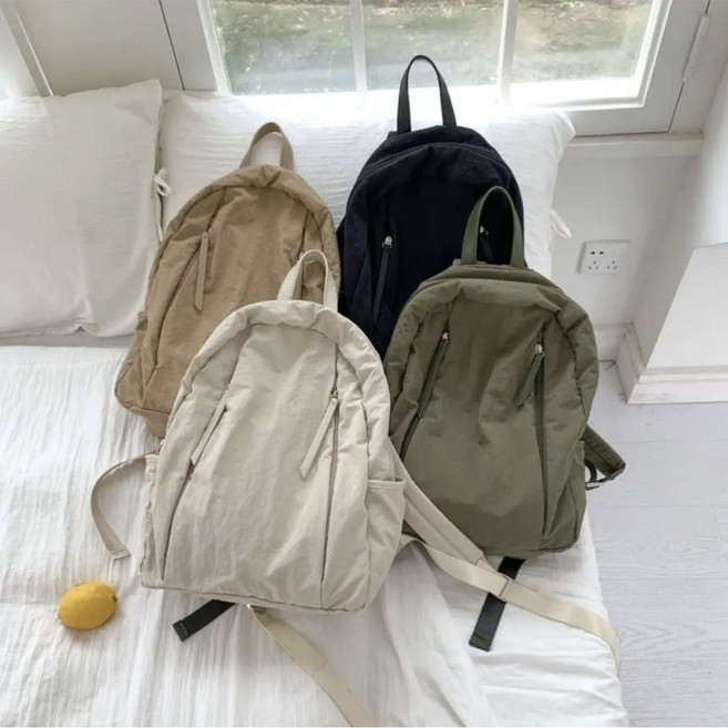 나일론백팩 바스락백팩 이스트백미니 가벼운 여행가방