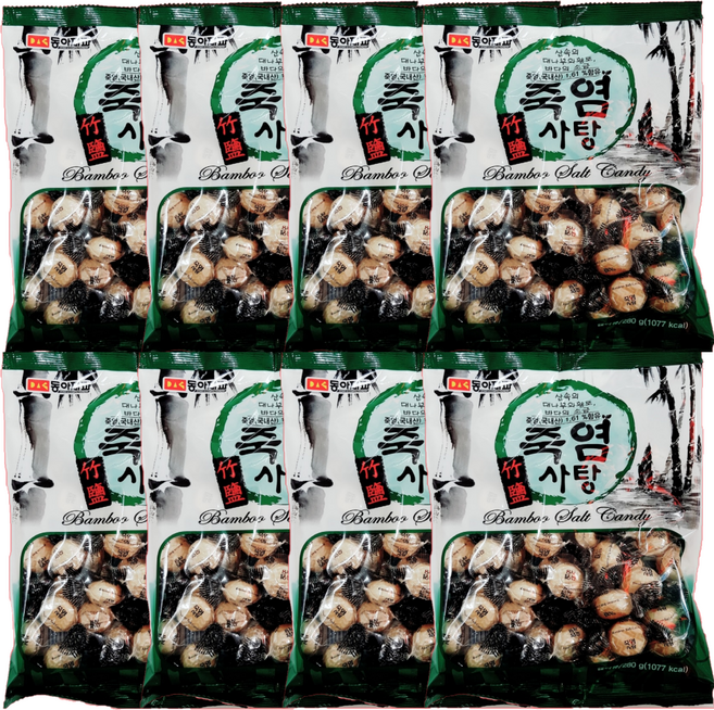 동아제과 죽염사탕, 280g, 8개