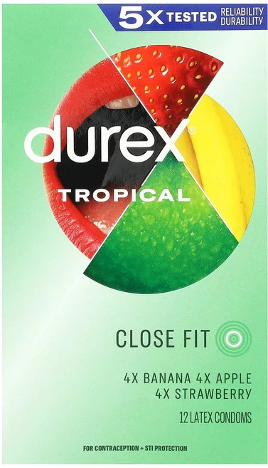 금방판매종료되는상품 Durex 트로피컬 밀착형 라텍스 콘돔 12개입 서두르세요 - 쿠팡
