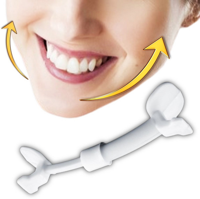 쎄네핏 입꼬리 교정기 올리기 미소 웃는표정 메이커, 1개, 흰색