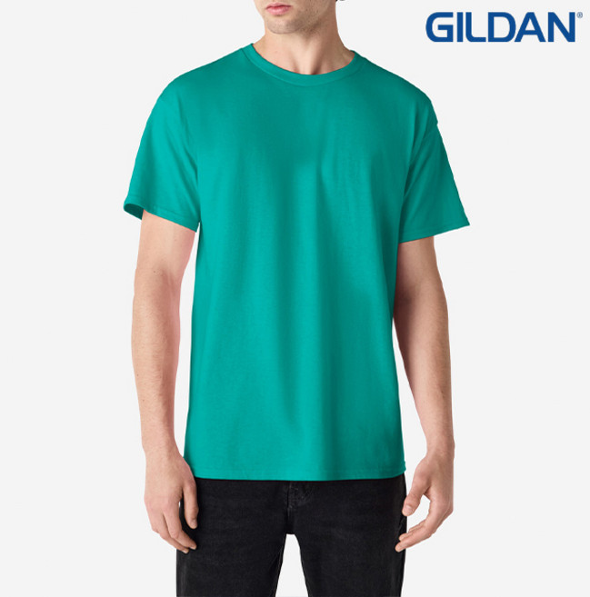 길단2000 울트라코튼 18수 무지 반팔 라운드 티셔츠 제이드모메