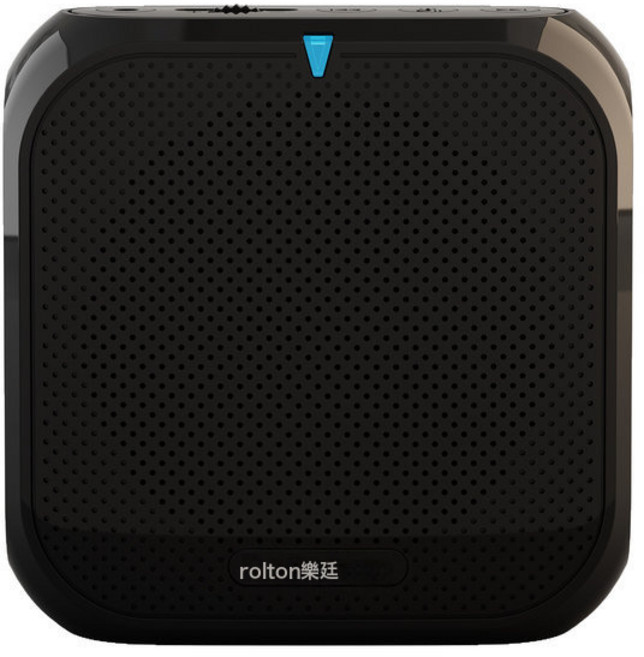 Rolton/樂廷 K400迷你小蜜蜂教師用擴音器擺攤叫賣便攜式喊話器, 1個, 黑色