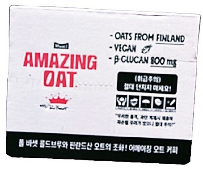 어메이징오트 폴 바셋 콜드브루 오트 커피, 330ml, 12개