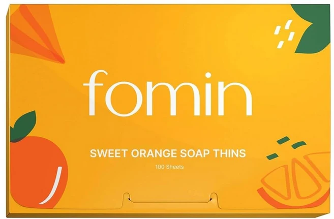 FOMIN - 손 씻기용 종이 비누 시트 300매 로즈 재스민 레몬 휴대용 여행용 용해형 캠핑 미니, Orange (Pack of 1) - 쿠팡