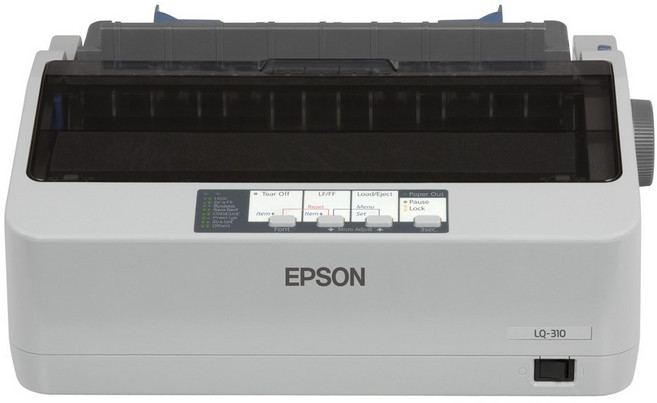 EPSON LQ-310 點陣印表機 24針高速列印 體積小巧 附原廠色帶 2年保固, 1個, 機器一台(含原廠色帶1支), 點陣式