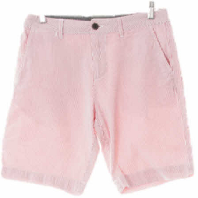 지오다노 1396 레드 스트라이프 면 시어서커하프팬츠 [74] 수지네 구제