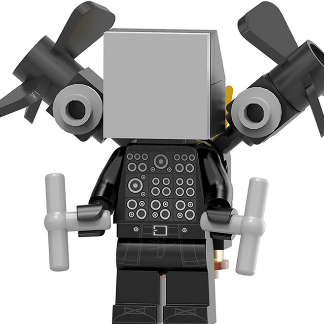 핸드브릭 팩토리 커스텀 미니브릭 피규어 스키비디 토일렛 호환 블록호환, 11. 시네마맨2, 1개