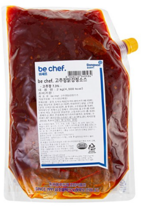 동원홈푸드 고추장닭강정소스 2kg 냉장, 1개