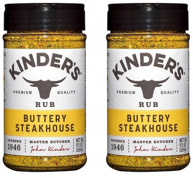 킨더스 럽 러브 버터리 스테이크하우스 시즈닝 269g 2개 Kinder's Rub Buttery Steakhouse Seasoning