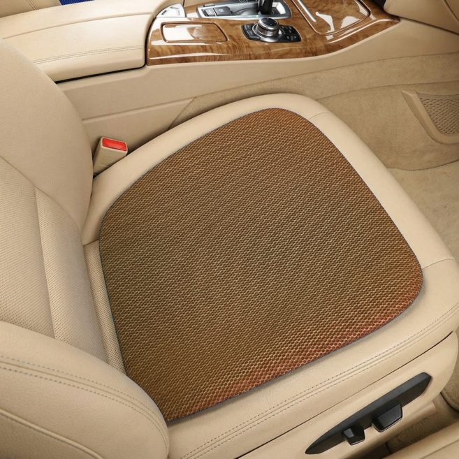 통풍방석 사계절 실리콘 쿨링방석 벌집모양 젤쿠션방석 (6색상), 브라운