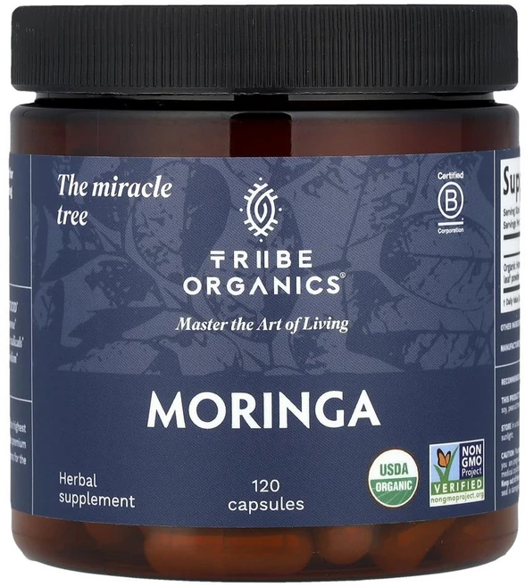 트라이브 오가닉 모링가 Tribe Organics Moringa 120정, 1개 - 쿠팡