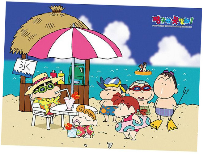 150피스 직소퍼즐 - 짱구는못말려 해변의 짱구퍼즐150피스 친구들, 본상품