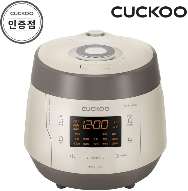 본사직영) 쿠쿠 6인용 전기압력밥솥 CRP-PK0610BGI, 상세 설명 참조