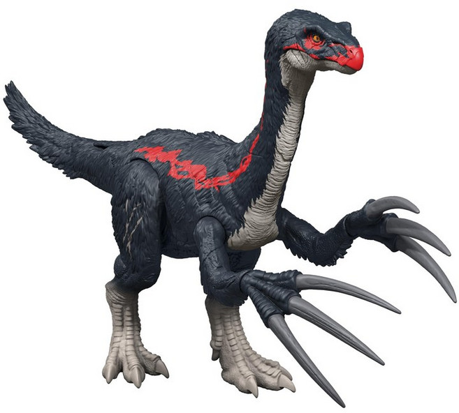 마텔 쥬라식 월드(JURASSIC WORLD) 배틀 액션! 테리지노사우루스 어린이용 피규어 공룡 장난감 움직이는 큰 총 길이 : 약 42cm 4 세부터 그린 JCG16