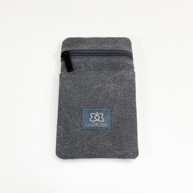 루시로다 사이드 힙시트 전용 스마트폰 파우치 핑크, 차콜