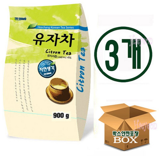 희창 유자차 900g X 3개 자판기믹스 유자가루, 1개입
