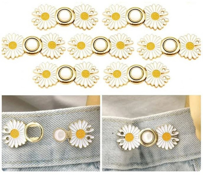 바지 사이즈조절 수선 클립 청바지 셀프 허리줄이기 고리 후크 버클 헐렁한바지 줄이기