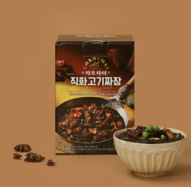 차오차이 직화고기짜장 180g x 5입, 5개