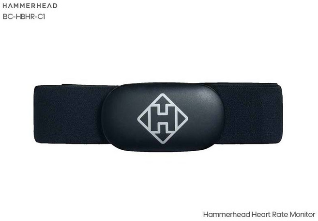 Hammerhead 心率監測器 BC-HBHR-C1，運動心率追蹤，藍牙連接，輕巧舒適, 1個