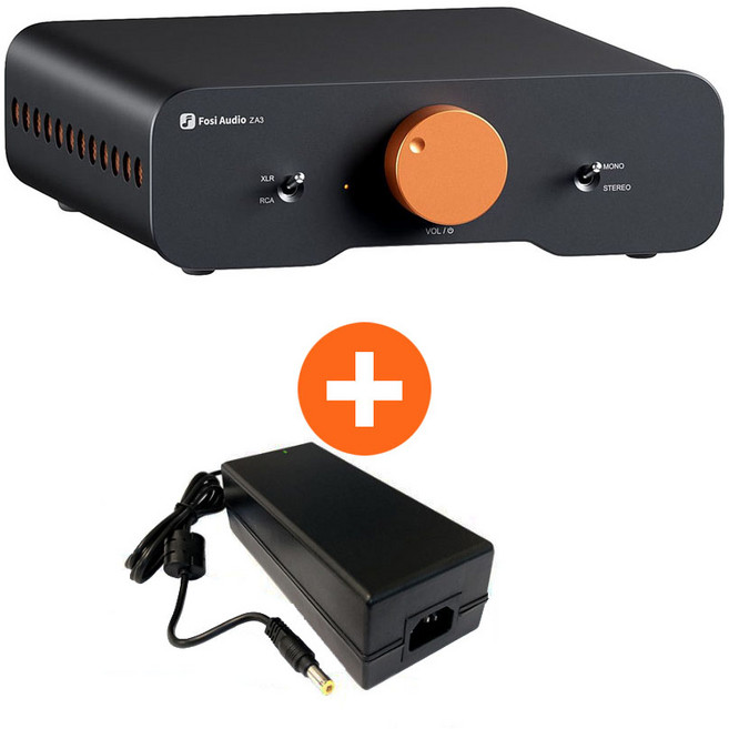 Fosi Audio ZA3 / 포시 오디오 클래스D 스피커 인티 앰프 / DC 48V-3A 어댑터 포함