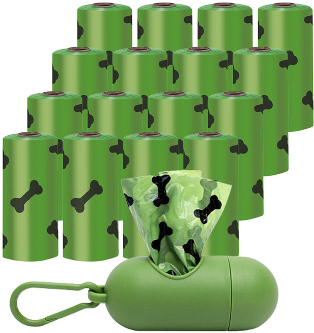 생분해 반려견 배변봉투 240매 + 푸푸백 똥츄 풉백파우치 증정, 16개, 240개입