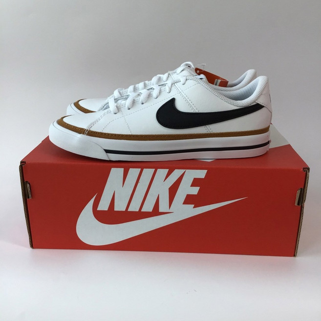 국내매장판 나이키 운동화 코트 레거시 주니어 캔버스화 화이트블랙